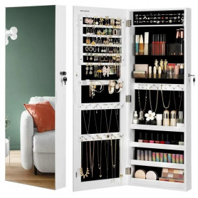 Smycken Spegelskåp, Vägg/Dörr Monterat 37,5 x 9,7 x 108 cm