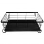 Diskställ Två Skikt 43x29x27 cm Svart