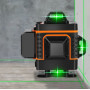 Professionell 4D Korslaser - Laserpass Laserinstrument 16 Linjer, 3...