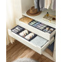 Underkläders Organizer Kit / Låda Arrangör 8 st - Grå