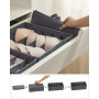 Underkläders Organizer Kit / Låda Arrangör 8 st - Grå