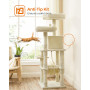 Klösträd 143 cm Med Klöspelare Sisal - Beige