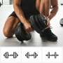 2-Pack Hantlar Set  (2 x 10 kg) - Svart