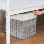 Sängstomme Retro Enkelsäng Metall 198 x 91,8 x 86,4 cm Vit