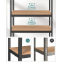 Förvaringshyllor Källarhyllor 120 x 60 x 200 cm - 875 kg
