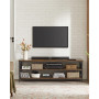 TV Bänk Industriell Design 147 x 40 x 50 cm Vintage Brun-svart