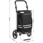 3-in-1 Shoppingvagn Multifunktion Med Kylväska 35L