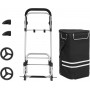 3-in-1 Shoppingvagn Multifunktion Med Kylväska 35L