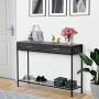 Konsolbord - Sidobord Svart 120 x 30 x 81,5 cm