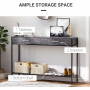 Konsolbord - Sidobord Svart 120 x 30 x 81,5 cm