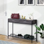 Konsolbord - Sidobord Svart 120 x 30 x 81,5 cm