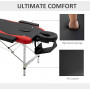 Massagebänk Bärbar Aluminium 215 cm x 60 cm x 84 cm - 225 kg