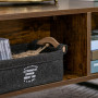 Soffbord Med Höjdjusterbar Bord 100 x 60 x 40 cm Vintage Brun