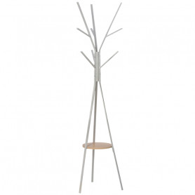 Klädhängare Stående Metall Grå - L45 x B45 x H180 cm