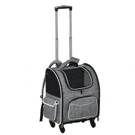 2-in-1 Transportväska För Husdjur - Ryggsäck / Resväska 43 x 33 x 51,5 cm