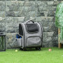 2-in-1 Transportväska För Husdjur - Ryggsäck / Resväska 43 x 33 x 51,5 cm