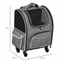 2-in-1 Transportväska För Husdjur - Ryggsäck / Resväska 43 x 33 x 51,5 cm