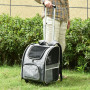 2-in-1 Transportväska För Husdjur - Ryggsäck / Resväska 43 x 33 x 51,5 cm