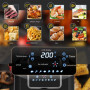 XXL Varmluftsfritös Airfryer 6,5 L 1700W Non-Stick - Digital kontroll
