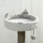 Klösträd Med Kattsäng, Kattgrota 60 x 40 x 113 cm Ljusgrå