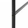 Trädgårdsbåge Rosenbåge 140 x 40 x 240 cm Metall Svart