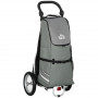2-in-1 Shoppingvagn & Cykelvagn 55L - 53 x 43 x 110 cm Aluminium