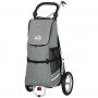 2-in-1 Shoppingvagn & Cykelvagn 55L - 53 x 43 x 110 cm Aluminium