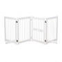 Säkerhetsgrind Till Husdjur Självsående 215 x 38 x 75 cm 4 Paneler ...
