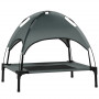 Husdjurssäng Utomhus med Tak 76 x 61 x 73 cm - 20 kg