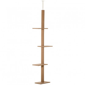 Katträd i Takhöjd 43 x 27 x 228-260 cm Höjdjusterbart