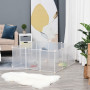 Smådjur Hage 12 paneler DIY Lekhage 105 x 105 x 45 cm