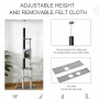 Klösträd i Takhöjd Med x3 Kattkoja 60 x 40 x 225-255 cm - Höjdjusterbar