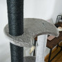 Klösträd i Takhöjd Med x3 Kattkoja 60 x 40 x 225-255 cm - Höjdjusterbar