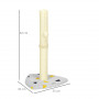 Klöspelare - Klösstam 62 cm Ljusgrå - Beige
