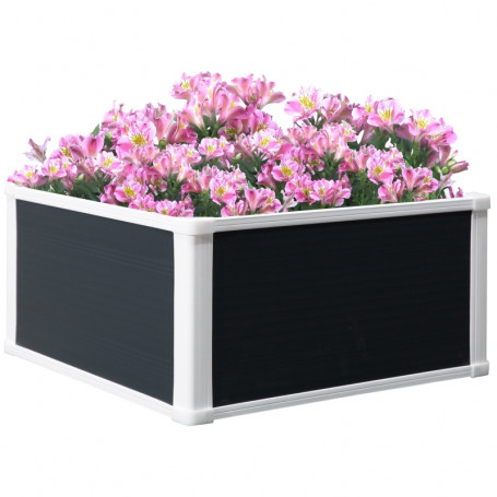 Blomlåda 60 x 60 x 30 cm Planteringslåda i Plast, Skydd Mot Skadedjur