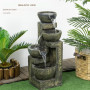 Trädgårds Fontän 4 Nivåer 25 x 24 x 60 cm Eldriven