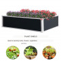 Planteringslåda 120 x 90 x 30 cm Blomlåda i Plast
