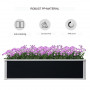 Planteringslåda 120 x 90 x 30 cm Blomlåda i Plast