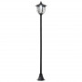 Trädgårdslykta på Stolpe Solcell LED 177 cm, Höjdjusterbar, 30/60 L...