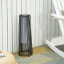 Utomhus Golvlampa Solcellsdriven 21,5 x 21,5 x 61 cm 8 Timmars drift