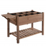 Uppdelade Planteringslåda ställ med 8 Fack 123 x 54 x 74 cm