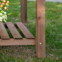 Uppdelade Planteringslåda ställ med 8 Fack 123 x 54 x 74 cm