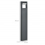 Stående Utomhuslampa LED Väderbeständig IP65 - 16cm x 5cm x 90cm Mö...
