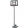 Basketkorg Med Ställning Höjdjusterbar 231–305 cm Med Hjul, Svart S...