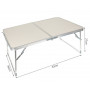 Fällbart Bord 63 x 36 x 27 cm Campingbord