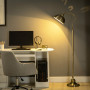 Golvlampa Vintage Mässinglook  Justerbar Vinkel 152 cm