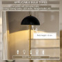 Golvlampa Modern Guld / Svart - E27, 40W