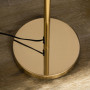 Golvlampa Modern Guld / Svart - E27, 40W