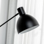 Golvlampa Retro Flexibel Arm 30 x 30 x 131cm Svart