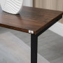 Satsbord Sidobord Set om 3 Brun Svart Industriell Stil